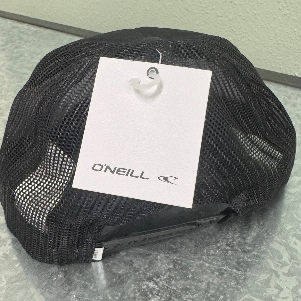 O'Neill Trucker Hat Mens OS Black New‎ Daisy Floral Graphic Mesh Snapback Cap